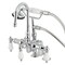 Kingston Brass CC616T1 Clawfoot Tub Faucet with Hand Shower, Polished Chrome CC616T1 - alternate 1